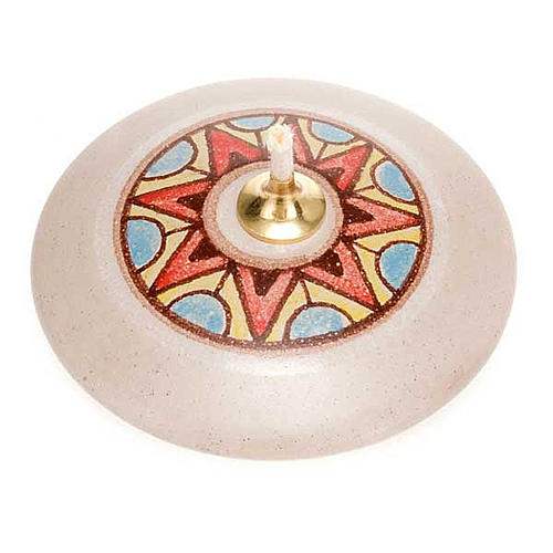 Small round ceramic lamp 4