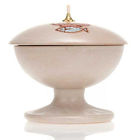 Lampada con piede ceramica s6