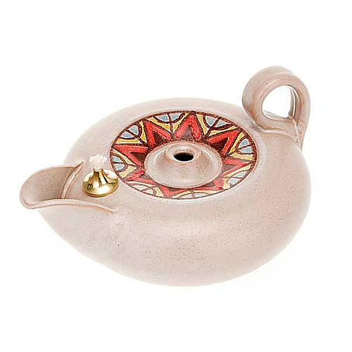 Lampada votiva ceramica 8