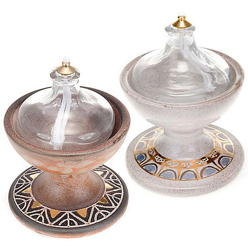 Lampada coppa ceramica 1