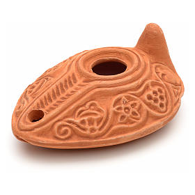 Porta-vela terracota roja Tierra Santa