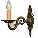 Wall lamp with 1 branch, antique finish s1