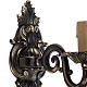 Wall lamp with 1 branch, antique finish s4