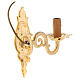 Wall lamp with 1 branch, golden s3