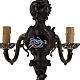 Wall lamp with 3 branches, classic, antique style s6