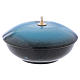 Lamp in blue ceramic with  Marian symbol s3