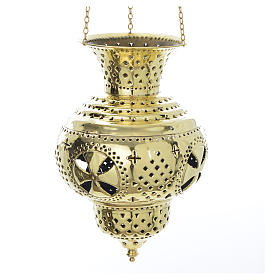 Lampade e lanterne: Lampada orientale in ottone Monaci Bethléem h 28 cm Lampade e lanterne: Lampada orientale in ottone Monaci Bethléem h 28 cm