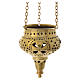 Oriental lantern in brass for church, Bethléem 11cm s1