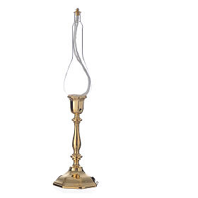 Altarlampe, als Öllampe ausgeführt, oktogonale Basis s1