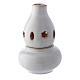Ceramic lamp white colour amphora s1