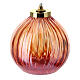 Red sphere glass lamp 8.5x 9 cm s1