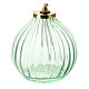 Sphere green glass lamp 8.5x9 cm s1