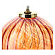 Red wick glass lamp 11x12 cm s2