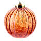 Red wick glass lamp 11x12 cm s1