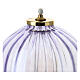 Spherical lamp in purple glass 11x12 cm s2