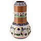 Deruta ceramic lamp with rounded bottom and blue floral pattern s2
