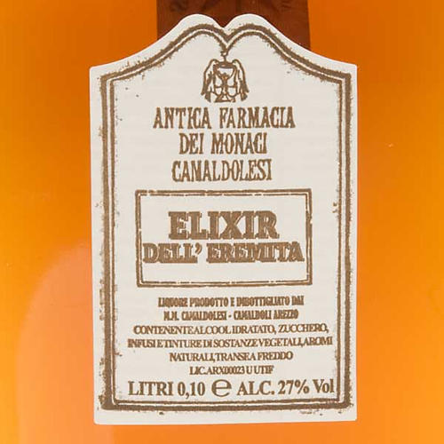 Elixir do eremita mini garrafa 100 ml Camaldoli 2