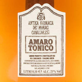 Digestif tonique, petite bouteille, 100ml Camaldoli