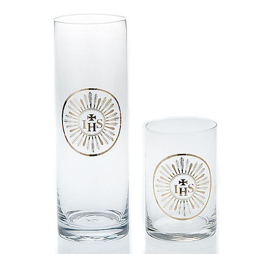 Blessed Sacrament lamp glass, transparent glass 1