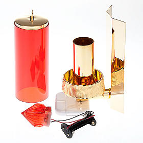 Lampe de sanctuaire à accrocher au mur avec piles s4