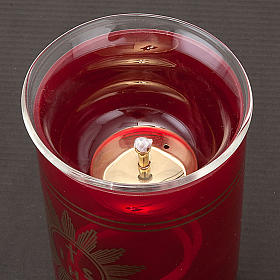 Vaso de vidrio con gigler y mecha s2