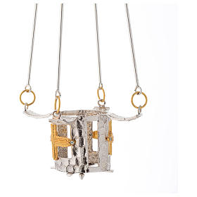 Ewiges Licht: Lampen und Zubehöre: Lampe Allerheiligsten um zu haengen Bronze H. 75 Zentimeter Ewiges Licht: Lampen und Zubehöre: Lampe Allerheiligsten um zu haengen Bronze H. 75 Zentimeter