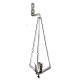 Lamparina Santíssimo de pendurar h 90 cm