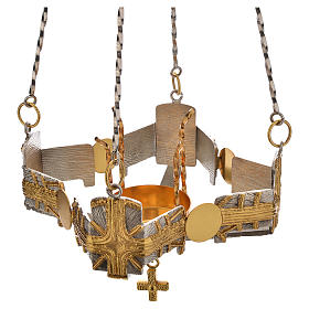 Lámparas y cirios para el Santísimo: Lámpara para el Santísimo de colgar 80 cm alto Lámparas y cirios para el Santísimo: Lámpara para el Santísimo de colgar 80 cm alto