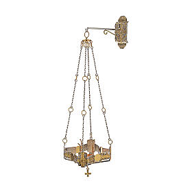 Lampe de sanctuaire à suspendre h. 80 cm