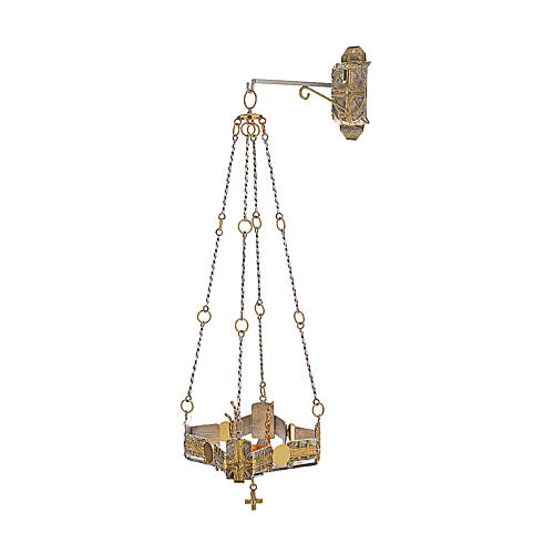 Lampe de sanctuaire à suspendre h. 80 cm 1