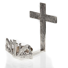 Lampes de Sanctuaire: Lampe de sanctuaire murale cerfs au ruisseau Lampes de Sanctuaire: Lampe de sanctuaire murale cerfs au ruisseau