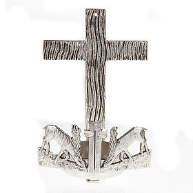 Lampes de Sanctuaire: Lampe de sanctuaire murale cerfs au ruisseau Lampes de Sanctuaire: Lampe de sanctuaire murale cerfs au ruisseau