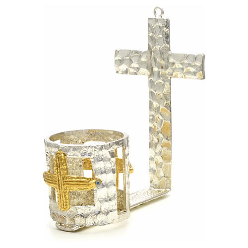 Blessed Sacrament wall lamp with cross 1