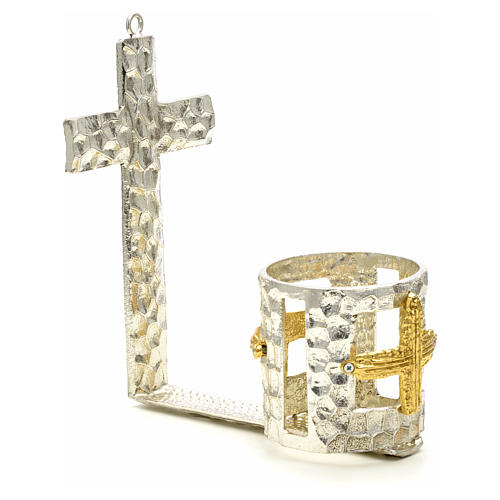 Blessed Sacrament wall lamp with cross 2