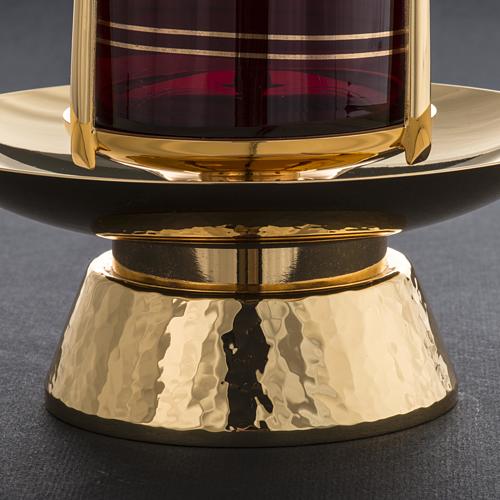 Piede per Santissimo Sacramento ottone dorato 7