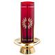 Foot for Blessed Sacrament glass, gold-plated brass s1