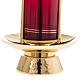 Foot for Blessed Sacrament glass, gold-plated brass s3