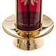 Foot for Blessed Sacrament glass, gold-plated brass s4