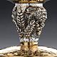 Foot for Blessed Sacrament glass, gold-plated brass and ears of wheat s7