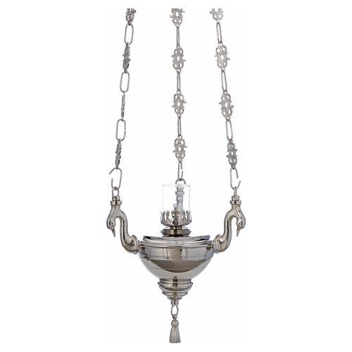 Blessed Sacrament liquid wax lamp, silver 1