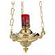 Blessed Sacrament liquid wax lamp, golden s2