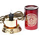 Blessed Sacrament lamp in brass, electric s7