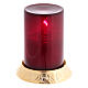 Blessed Sacrament electric lamp in brass s3