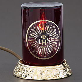 Lampada per Santissimo ottone elettrica s3