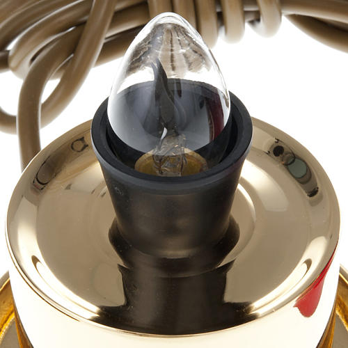 Lampada per Santissimo ottone elettrica 5