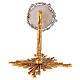 Wall Blessed Sacrament lamp in two tone cast brass s8