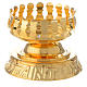 Cast Brass holder for Blessed Sacrament glass s1