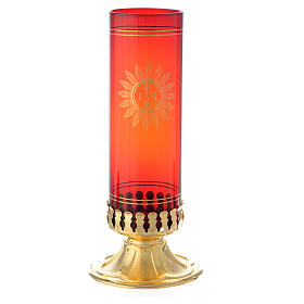 Brass holder for Blessed Sacrament glass s3