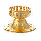 Brass holder for Blessed Sacrament glass s1