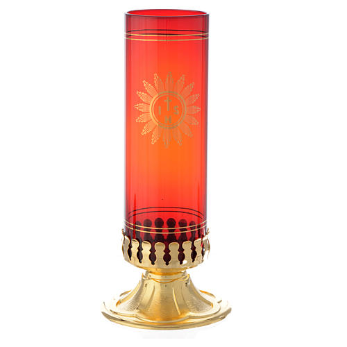 Lámpara Santísimo para vidrio de latón 3